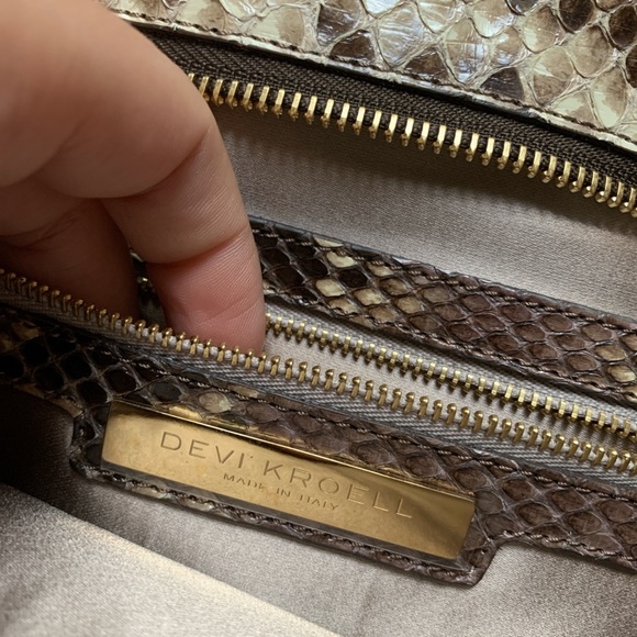 Devi Kroell Python Bag authentic great condition - Picture 4 of 4